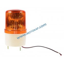 СИГНАЛНА РОТАЦИОННА ЛАМПА/БУРКАН LED 12 VDC 3W ЖЪЛТА/ОРАНЖЕВА