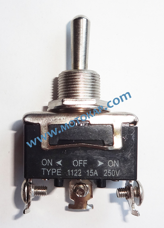 ПРЕВКЛЮЧВАТЕЛ 15A/250V ЗА МИГАЧИ 3-ПОЗИЦИОНЕН