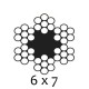 Стоманено въже 6х7+ОС 5,0 мм